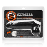 Oxballs Daddy Cocksheath Black Penis Length Extension Testicle Sleeve