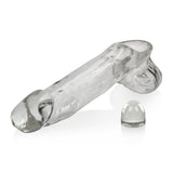 Oxballs Daddy Cocksheath Clear Penis Testicle Length Extension Sleeve