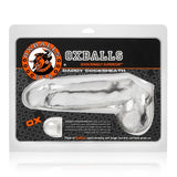 Oxballs Daddy Cocksheath Clear Penis Testicle Length Extension Sleeve