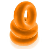 Oxballs Fat Willy Jumbo Cock Rings Orange 3 Pack Thick Penis Bands