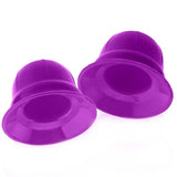 Oxballs Hunkyjunk Nano Nips Nipple Suckers Purple Silicone Suction Cups
