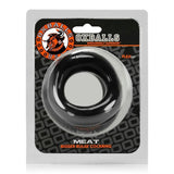 Oxballs Meat Cock Ring Black Thick Stretchy Penis Erection Enhancer