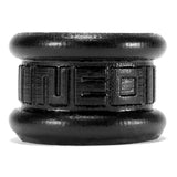 Oxballs Neo Short Ballstretcher Black Silicone Testicle Sack Ring Band