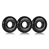 Oxballs Ringer Cock Ring 3 Pack Black Penis Band Erection Enhancer Set