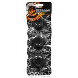 Oxballs Ringer Cock Ring 3 Pack Black Penis Band Erection Enhancer Set
