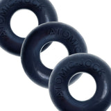 Oxballs Ringer Cock Ring 3 Pack Night Black Edition Penis Band Erection Enhancer Set