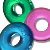 Oxballs Ringer Max Cock Ring 3 Pack Neon Thick Stack Soft Penis Testicle Bands