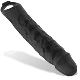 Oxballs Snake Cock Sheath Black Ice Penis Length Extension Sleeve