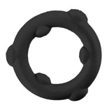 Oxballs Spinner Liquid Silicone Cock Ring Black Nub Penis Testicle Band