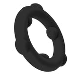 Oxballs Spinner Liquid Silicone Cock Ring Black Nub Penis Testicle Band