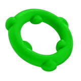 Oxballs Spinner Liquid Silicone Cock Ring Frog Green Nub Penis Testicle Band