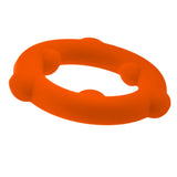 Oxballs Spinner Liquid Silicone Cock Ring Orange Nub Penis Testicle Band