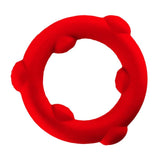 Oxballs Spinner Liquid Silicone Cock Ring Red Nub Penis Testicle Band