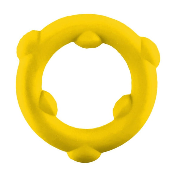 Oxballs Spinner Liquid Silicone Cock Ring Yellow Nub Penis Testicle Band