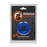 Oxballs Sprocket Cock Ring Ice Blue Super Stretch Penis Erection Enhancer