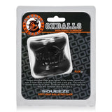 Oxballs Squeeze Ballstretcher Black Testicle Sack Ring Orgasm Enhancer
