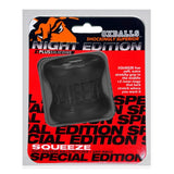 Oxballs Squeeze Ballstretcher Night Black Edition Testicle Sack Ring Orgasm Enhancer