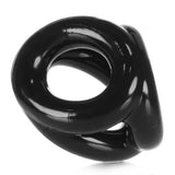 Oxballs Tri-Sport 3 Ring Cocksling Black Triple Penis Testicle Band