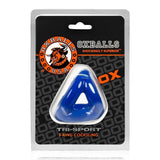 Oxballs Tri-Sport 3 Ring Cocksling Police Blue Triple Penis Testicle Band
