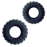 Oxballs Truckt Cock Ring Set Night Black 2 Size Penis Erection Ball Band Special Edition