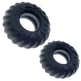 Oxballs Truckt Cock Ring Set Night Black 2 Size Penis Erection Ball Band Special Edition