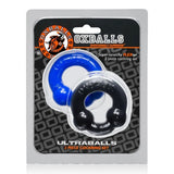 Oxballs Ultraballs 2 Cock Ring Set Black Blue Penis Erection Enhancer