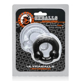 Oxballs Ultraballs 2 Cock Ring Set Black Clear Penis Erection Enhancer