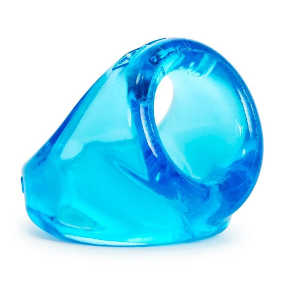 Oxballs Unit-X Cocksling Ice Blue Penis Testicle Erection Band Sex Aid Toy