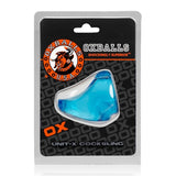 Oxballs Unit-X Cocksling Ice Blue Penis Testicle Erection Band Sex Aid Toy