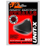 Oxballs Unit-X Cocksling Night Edition Black Penis Testicle Ring