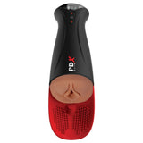 PDX Elite Fuck-O-Matic Pro XL Pussy Stroker Brown Skin Vibrating Suction Masturbator Sex Toy