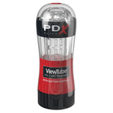 PDX Elite ViewTube See-Thru Stroker Transparent Masturbator Sleeve Male Sex Toy