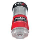 PDX Elite ViewTube See-Thru Stroker Transparent Masturbator Sleeve Male Sex Toy