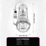 PDX Elite ViewTube Vac XXL See-Thru Pump Stroker Suction Masturbator Sex Toy
