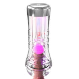 PDX Elite ViewTube XXL See-Thru LED Light Stroker Clear Masturbator Sex Toy