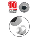 PDX Extreme Mega Grip Squeezable Vibrating Pussy Stroker Realistic Masturbator Sex Toy