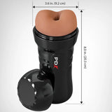 PDX Extreme Wet Bussies Super Bangin' Butthole Masturbator Brown Skin Self Lubricating Stroker Sex Toy