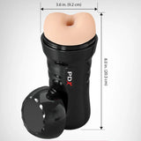 PDX Extreme Wet Bussies Super Bangin' Butthole Masturbator Light Skin Self Lubricating Stroker Sex Toy