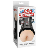 PDX Extreme Wet Bussies Super Bangin' Butthole Masturbator Light Skin Self Lubricating Stroker Sex Toy