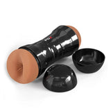 PDX Extreme Wet Pussies Super Flip-A-Pussy Over Dual Ended Stroker Realistic Brown Skin Self Lubricating Masturbator Sex Toy