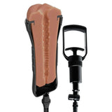 PDX Extreme Wet Pussies Super Sucker XXL Stroker Brown Skin Realistic Masturbator Suction Pump Sex Toy
