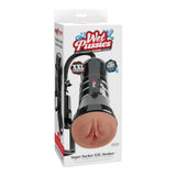 PDX Extreme Wet Pussies Super Sucker XXL Stroker Brown Skin Realistic Masturbator Suction Pump Sex Toy