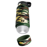 PDX Plus Fap Flask Happy Camper Discreet Stroker Camo Masturbator Cup Water Bottle Sex Toy