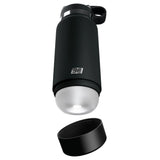 PDX Plus Fap Flask Thrill Seeker Discreet Stroker Camo Masturbator Cup Black Water Bottle Sex Toy