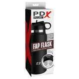 PDX Plus Fap Flask Thrill Seeker Discreet Stroker Camo Masturbator Cup Black Water Bottle Sex Toy