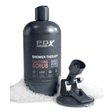PDX Plus Soothing Scrub Shower Therapy Discreet Stroker Tan Skin Realistic Pussy Masturbator Sex Toy