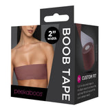 Peekaboos Boob Tape 15ft Brown Skin Colour Discreet Breast Lift Support