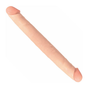 Pipedream Basix 12" Double Dong Twin Ended Tip Realistic Penis Dildo Natural Cock Sex Toy