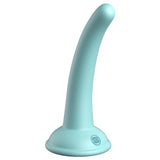 Pipedream Dillio Curious Five 5" Platinum Silicone Dildo Teal Non-Realistic Strap-On Sex Toy