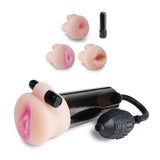 Pipedream Pump Worx Travel Trio Set Penis Pump Vibrating Masturbator Enlarger Grow Sex Kit